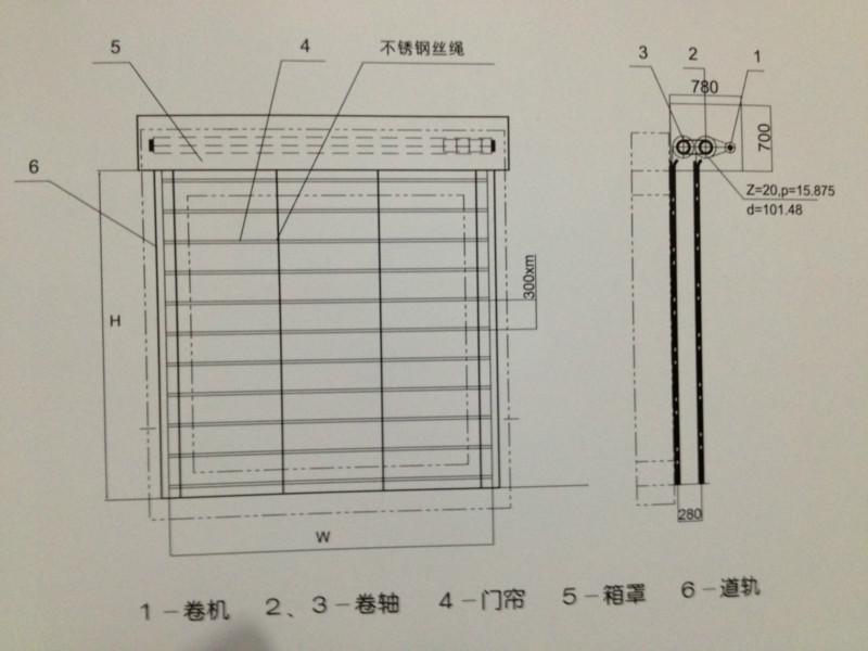 钢质防火卷帘